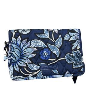 Vera Bradley Outlet RFD 3-In-1 Crossbody Bag / Blue With Floral Print